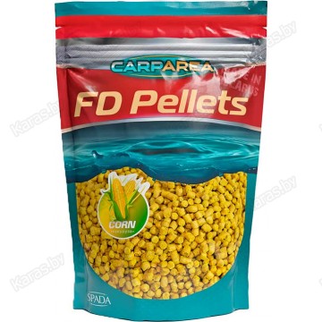 Пеллетс CarpArea FD Pellets 6-7 мм 1 кг (Кукуруза)